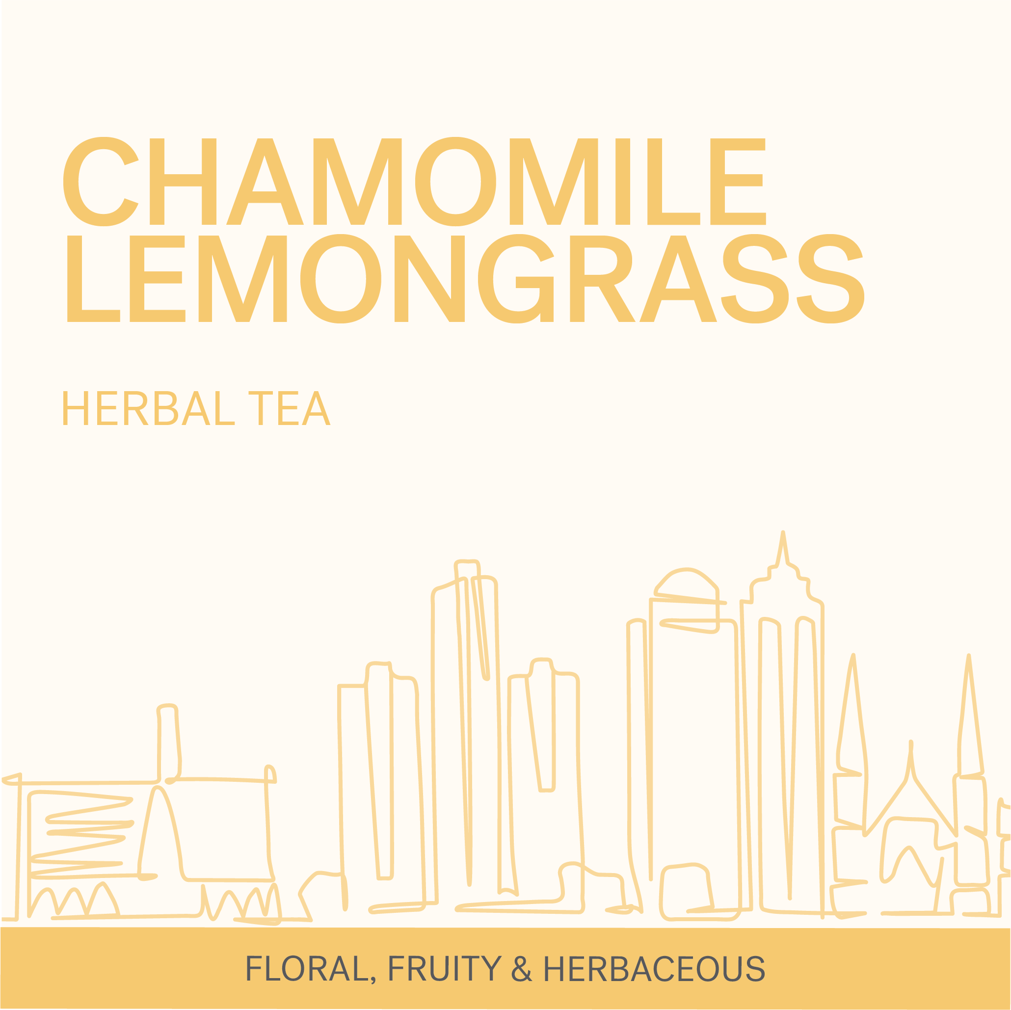 Chamomile lemongrass tea description, herbal tea